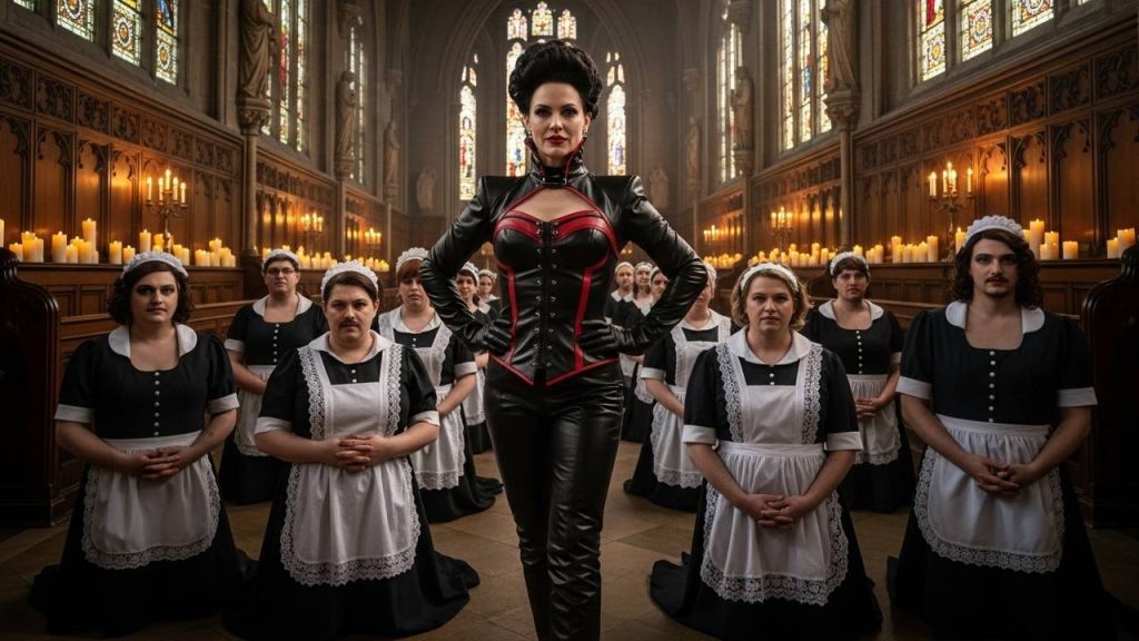 Madame Stewart welcoming her sissies into the sanctuary of transformation. Welcome to Madame Stewarts sanctuary the true home of sissy transformation